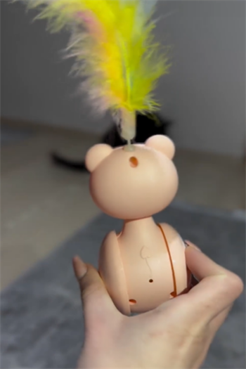 kedi oyuncak ,kedi zeka oyuncağı ,enerji atma oyuncağı, yürüyen kedi oyuncak, yakalama topu ,pembe, otomatik