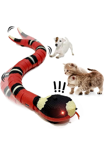 Kedi oyuncak Sensörle Çalışan Şarjlı Ve Hareketli Yılan