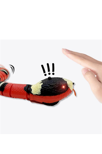 Kedi oyuncak Sensörle Çalışan Şarjlı Ve Hareketli Yılan