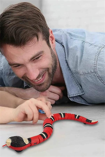 Kedi oyuncak Sensörle Çalışan Şarjlı Ve Hareketli Yılan