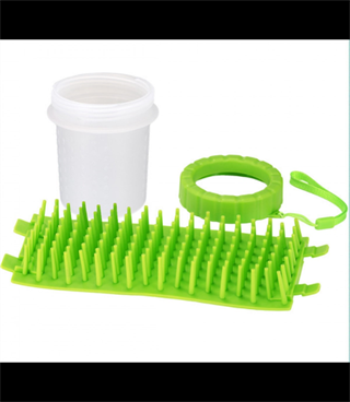 Kedi Pati Temizleme Aparatı  Kir Temizleyici Yüksek Kalite Silikon Fırça-Küçük Boy-Pembe