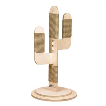 Kedi tırmanma tahtası, zemin koruyuculu yüksek kalite BuShop Kahverengi Kaktüs Modeli