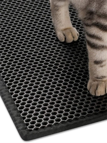 Kedi Tuvalet Önü Paspası Elekli, Kedi Temizleyici Ped, Kedi Sağlık Ürünü,Pratik Kullanım, Temizlenebilir