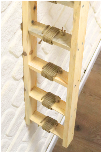 Kedi yatağı Kedi evi ve Kedi merdiveni takımı Sağ Sol Uyumlu Bushop Antique Duvara Monte Kedi Hamağı 