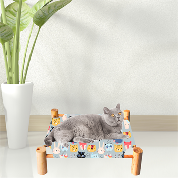 Kedi Yatağı Lüx Kumaş BuShop Modern Kedi Yatağı Zoo Modeli