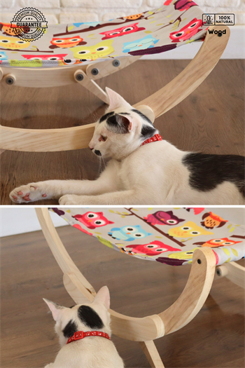 Kedi yatağı ve Kedi Hamağı, İkisi Bir Arada, Kedi Şezlongu, Köpek Yatağı, BuShop Owl
