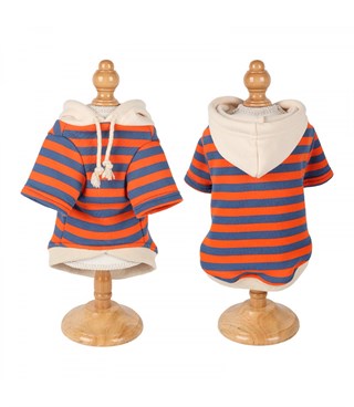 Köpek kıyafeti Kapüşonlu sweat & Lüx Kumaş Small