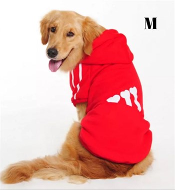 Köpek  kıyafeti Kapüşonlu sweatshirt & Polarlı Kumaş Kırmızı Medium