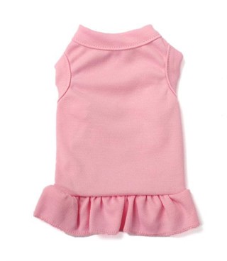 Köpek Kıyafeti ve Elbisesi Kaliteli kumaş Pembe Small