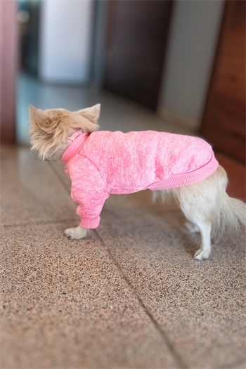 Köpek Kıyafeti ve Elbisesi Kaliteli kumaş Pembe Medium
