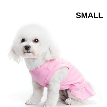 Köpek Kıyafeti ve Elbisesi Kaliteli kumaş Pembe Small