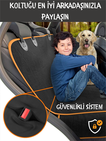 Köpek Koltuk Koruyucu Araba ,Araç Köpek Koruyucu Örtüsü,Araba Koruma Kılıfı,Su Geçirmez,İthal