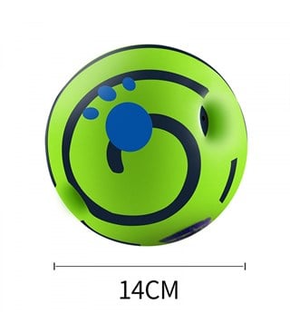 Köpek Ses Çıkaran Topu-14CM-Dayanıklı ve Eğitici-BuShop Yeşil