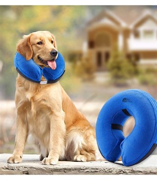 Köpek ve Kedi Koruyucu Şişme Yakalık BuShop Yüksek Kalite Pembe S