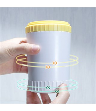 Köpeki Pati Temizleme Aparatı ve  Pati Yıkama Kupası Kir Temizleyici Yüksek Kaliteli Silikon Büyük Boy Fırça -İthal-Pembe