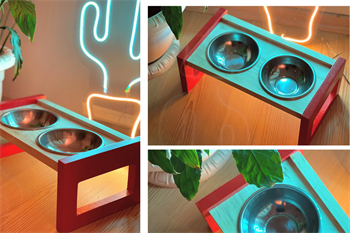 Mama Kabı, Mama Kabı Kedi , Mama Kabı Köpek , Ahşap Mama Kabı , Ahşap Köpek Su Kabı , Ahşap Kedi Su Kabı , Ahşap Mama ve Su Kabı, Lady Bird Serisi ,BuShop