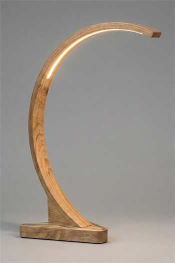 Masa Lambası – BUSHOP C Serisi Ahşap & Inox Limited Edition Çalışma Lambası