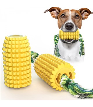 Mısır Dayanıklı köpek diş fırçalama ve temizleme oyuncağı  İp hediyeli BuShop Ödül maması verir