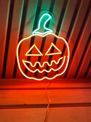 Neon Balkabağı ,halloween temalı duvar askılı, Doğum günü, dekorasyon odası, Ev, Parti, mağaza