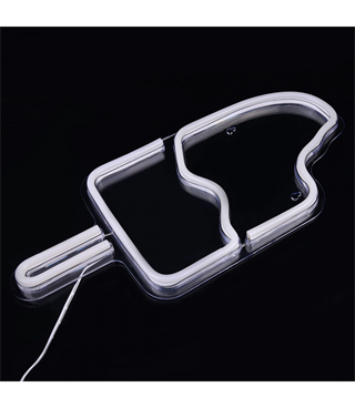 Neon led ışık dondurma temalı duvar süsü,dekoru, tabelası, bar, ev,restoran, market led neon dekoru