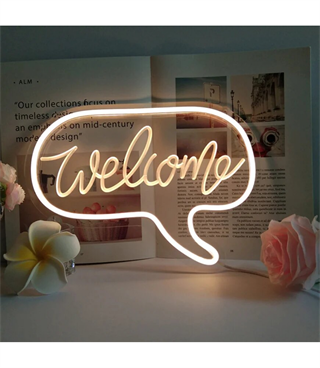 Neon led ışık, mesaj temalı duvar süsü,dekoru,neon led tabela, dikkat çeken renkler, kafe, ev dekor