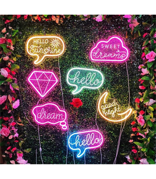 Neon led ışık,elmas temalı duvar süsü, neon led tabela neon Parti, Ev, Hediye, Gece lambası