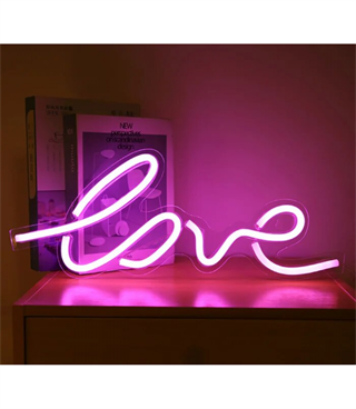 Neon led love, sevgi, temalı duvar süsleri,el yazılı neon led askılı pano, sevgili hediyesi, sürpriz