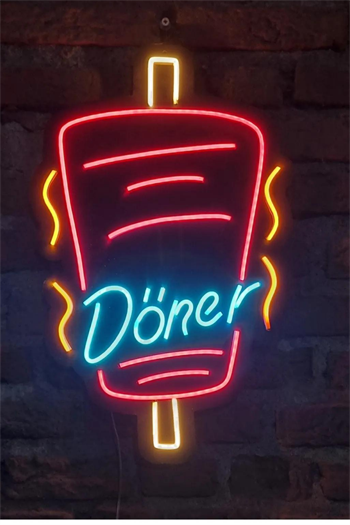 neon led tabela kişiye özel neon tabela neon ışıklı yazı kebab led neon  doner led neon  ışıklı neon tabela resturant temalı