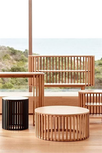 Orta sehpa ahşap orta sehpa zigon sehpa yuvarlak model sehpa salon sehpa bohem dizayn