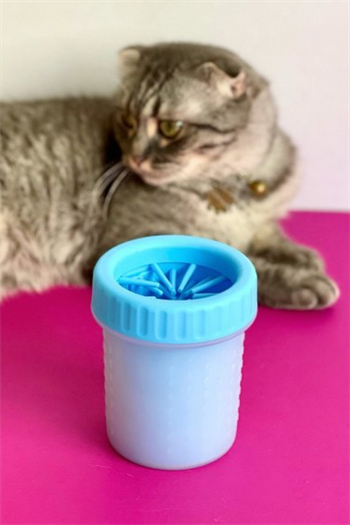 Pati temizleme aparatı, Kedi Köpek Pati Temizleme Silikon Jel Fırçalı, Tırnak makası ve törpüsü, Süper 3 lü İthal Set