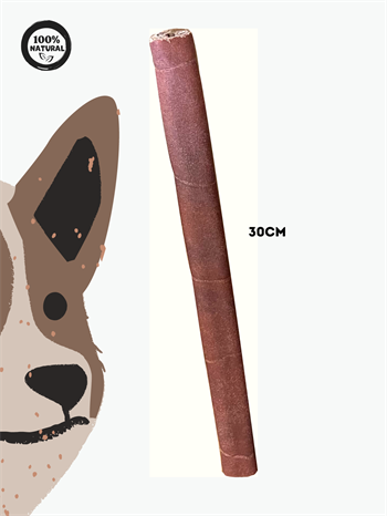 Kolajen Stick 30 Cm %100 Doğal Köpek Ödül Maması,Yüksek Protein Kolajen Çubuklar, 1 Adet