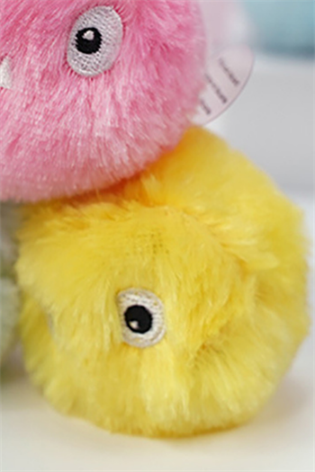 Peluş kedi oyuncak İnteraktif kedi oyuncağı Gerçek Kuş Sesli - Sarı