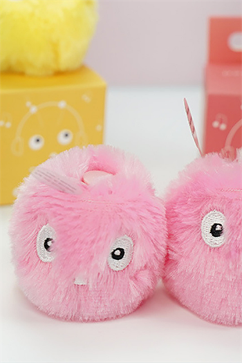 Peluş kedi oyuncak İnteraktif kedi oyuncağı Gerçek Kuş Sesli - Pembe