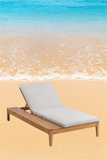 Şezlong Plaj şezlong Ahşap şezlong Minderli Şezlong Havuz Şezlong Bushop Marimo 3