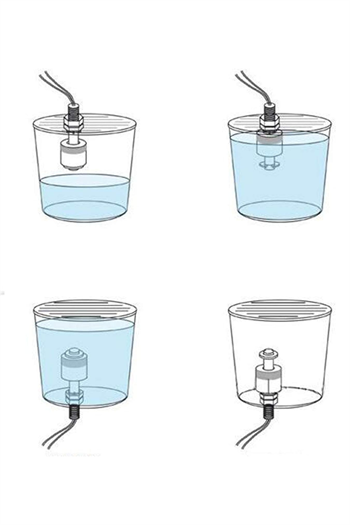 Sıvı Su Seviyesi Sensörü Dikey Şamandıra Anahtarları Zp4510 2 Adet