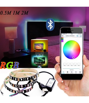 Telefondan Bluetooth ile RGB Şerit LED Renk, Hız, Ritim,Kontrol Modülü - 5v -12v -24v