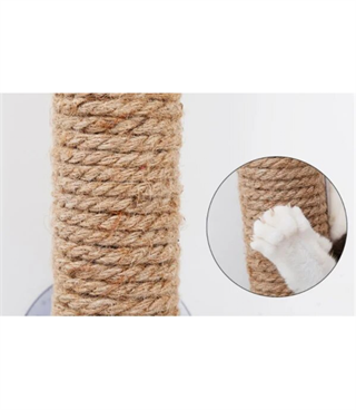 Vantuzlu Kedi Tırmalama Platformu BuShop 40 Cm Cam- Sermaik - Düz duvar