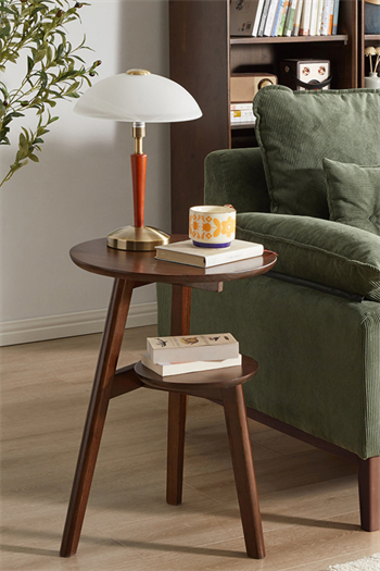 Yuvarlak sehpa ahşap katlı sehpa TV sehpası Zigon sehpa Ahşap sehpa  Yan sehpa Yuvarlak sehpa laptop sehpası elevator modeli