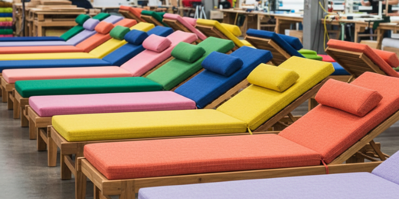Bushop sonrası yenilenmiş şezlong ve bahçe mobilyaları ile otel beach alanı