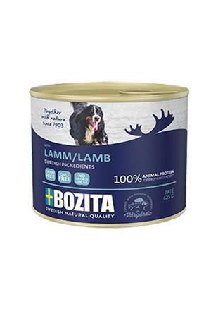 Bozita Lamb Tahılsız Kuzulu Köpek Konserve Maması 625 Gr x 5 Adet