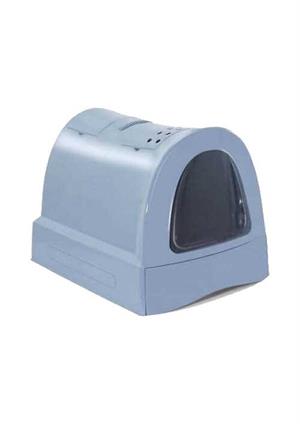 İmac Zuma Kapalı Kedi Tuvalet Kabı - Mavi