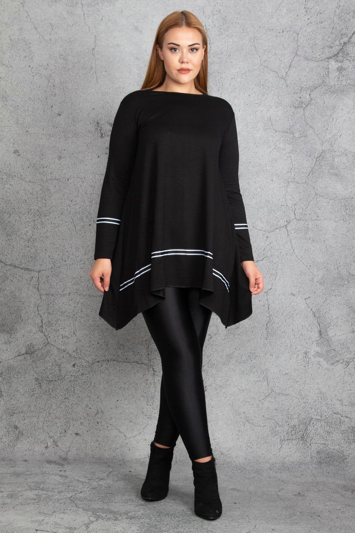 Kadın Haki Ribana Detaylı Tunik 65N18830