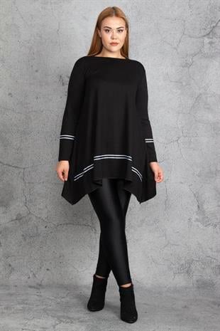 Kadın Haki Ribana Detaylı Tunik 65N18830