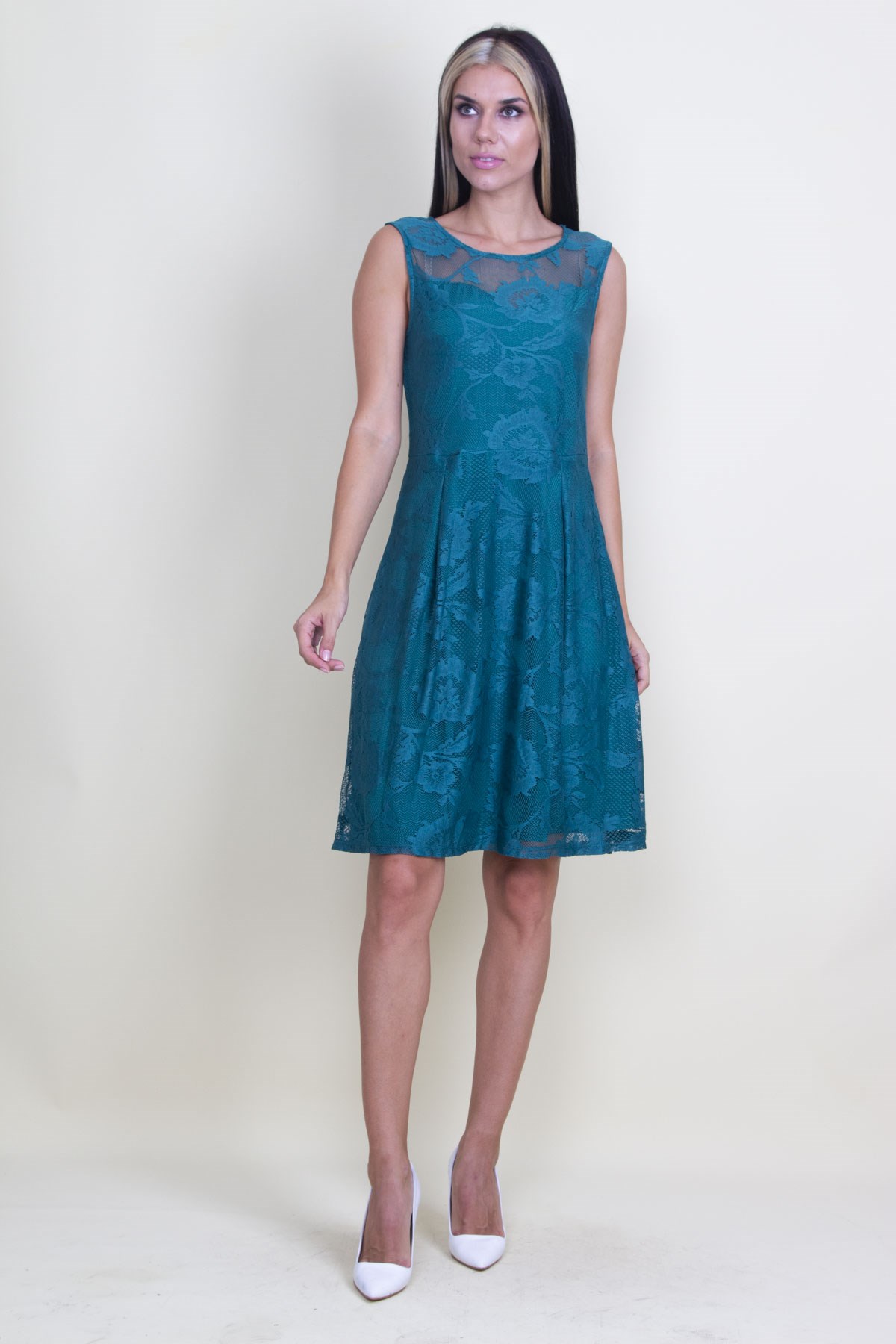 Astarlı Dantel Elbise