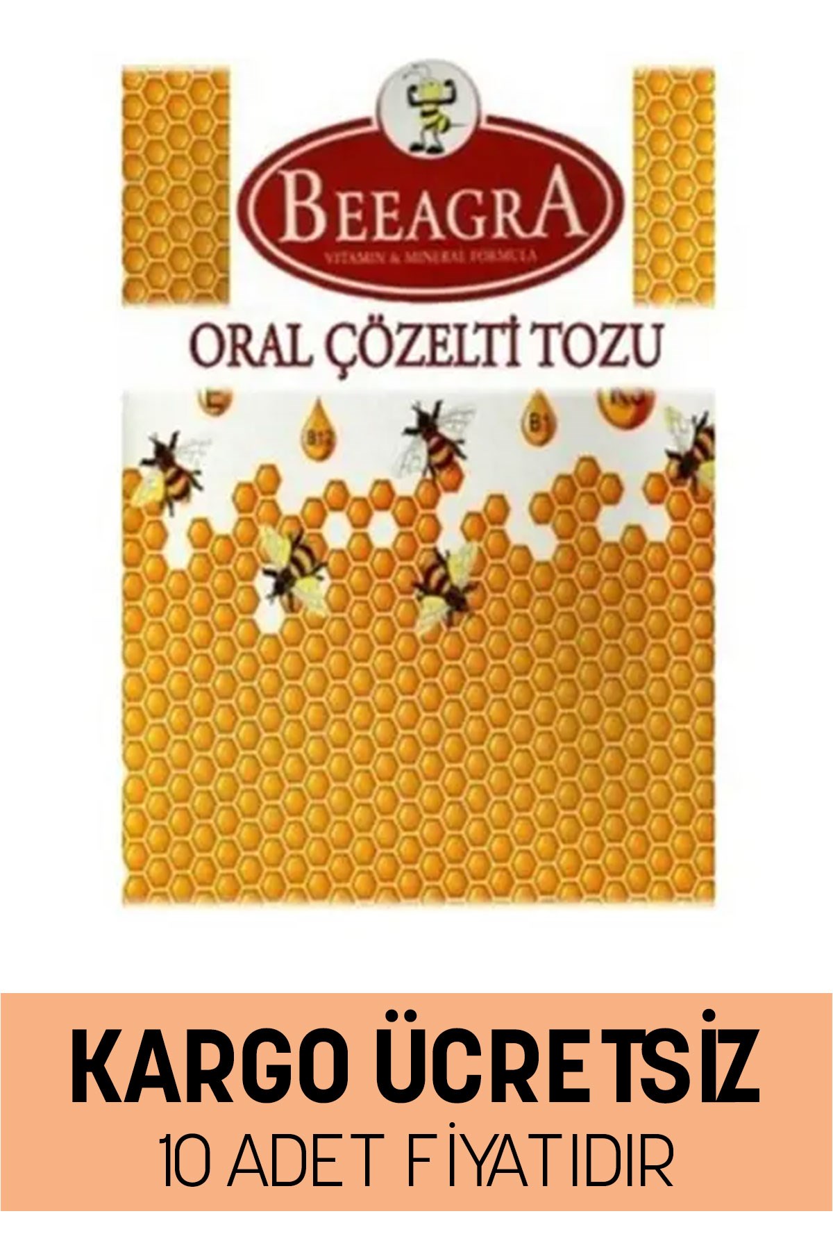 BEEAGRA VİTAMİN & MİNERAL FORMULA ORAL ÇÖZELTİ TOZU