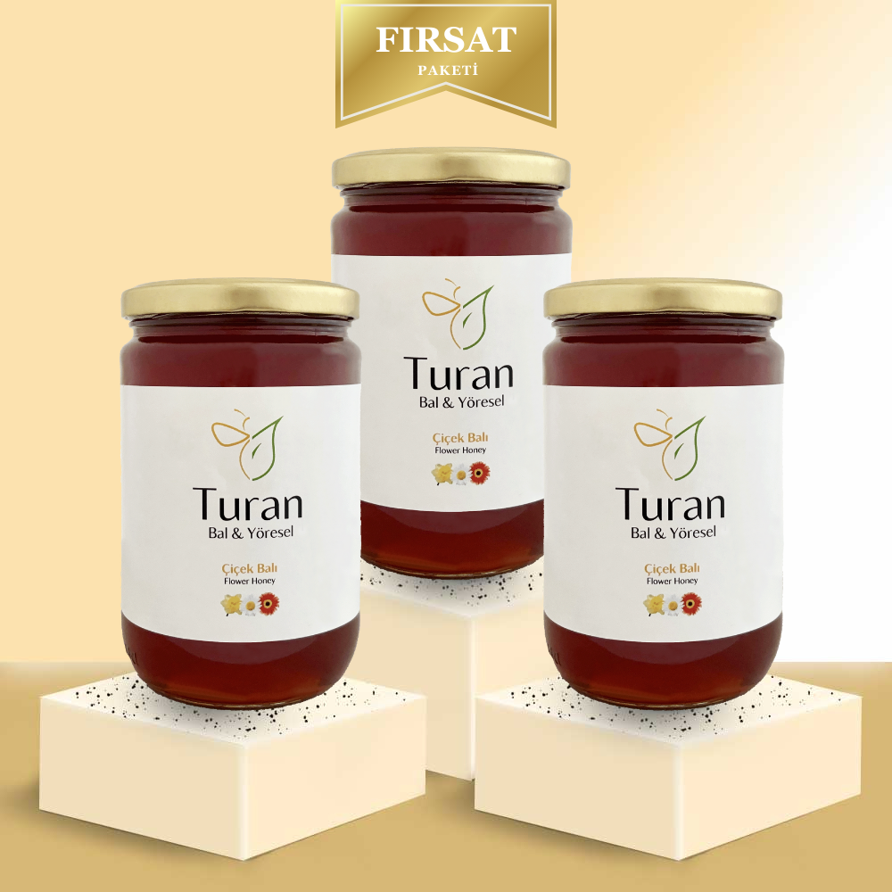 Çiçek Balı - Üçlü Set 850g