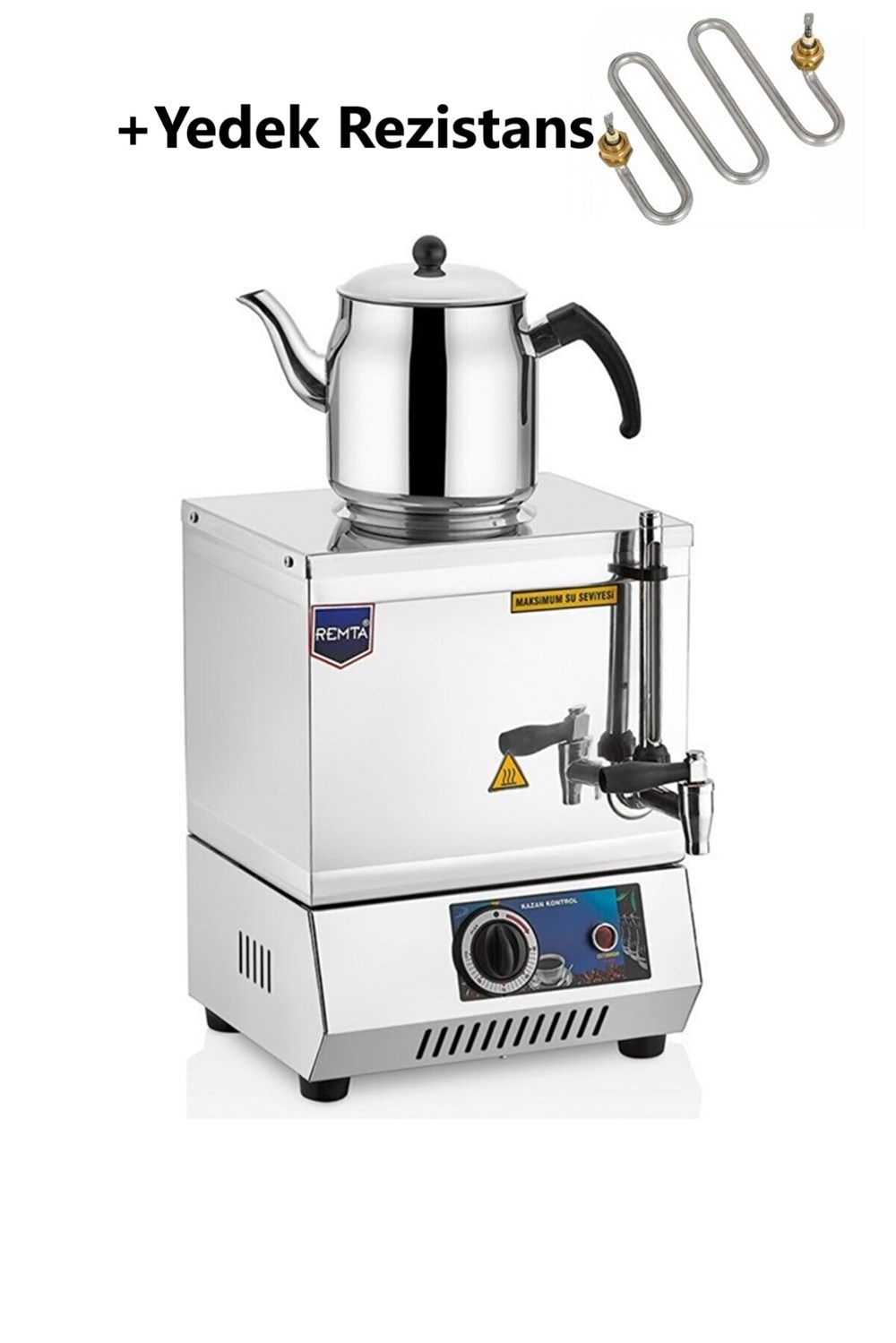 Remta EP01 15 Model Tek Demlikli Elektrikli Çay Ocağı 13 LT + YEDEK REZİSTANS