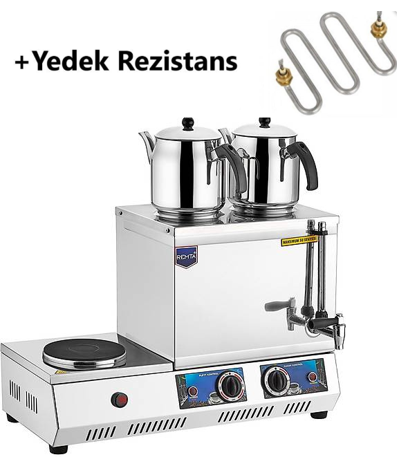 Remta K31 30 Model Çift Demlikli Elektrikli Çay Ocağı 24 LT + YEDEK REZİSTANS