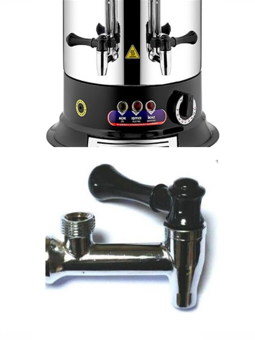 Remta P6 Çay Makinesi Musluğu Metal Çevirmeli Musluk 