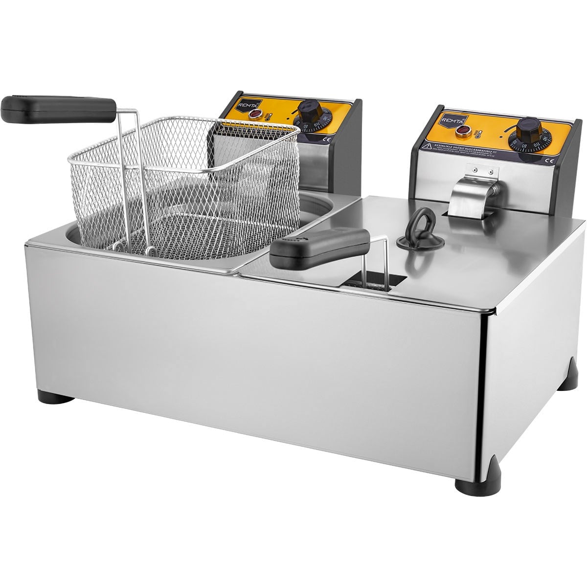 REMTA R93 5+5 lt Çiftli Elektrikli Fritöz